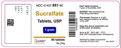 51407-881-90lb (Sucralfate 1 gram)